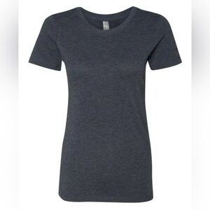 Next level women’s‎ size Large L Tshirt vintage navy blue nee